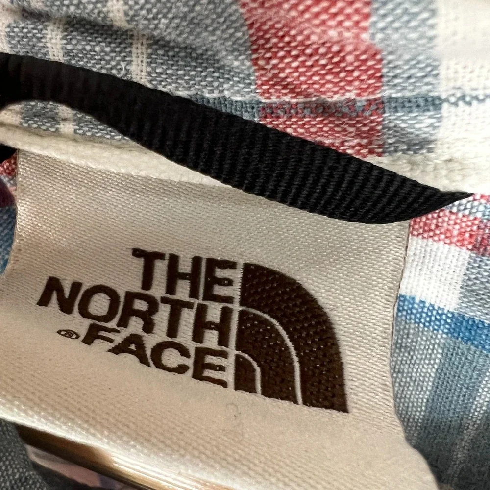 The North Face Loghill Button Down Shirt Mens‎ Size XL Multi Plaid Cotton Hemp